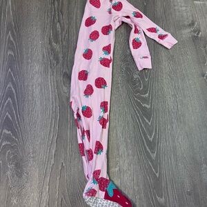 Wonder Nation Pink Strawberry Footie